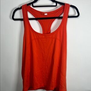 Lululemon Athletica Vibrant Orange Tank Top